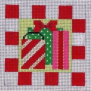 Christmas Package Ornament-18 Mesh