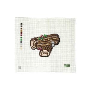 Buche de Noel- 4" x 3 1/8"- 13 Mesh