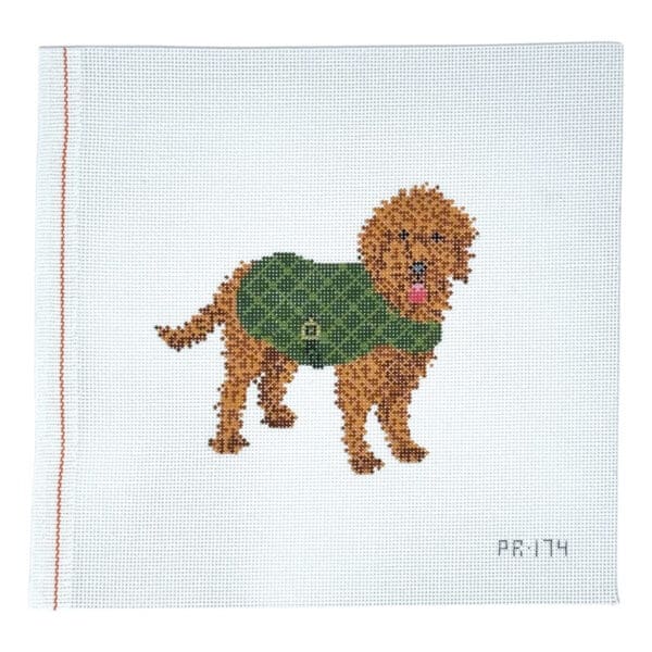 Golden Doodle-5" x 4 1/2"- 18 Mesh