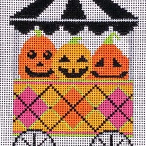 Halloween Train - Jack O Lantern Car-18 Mesh