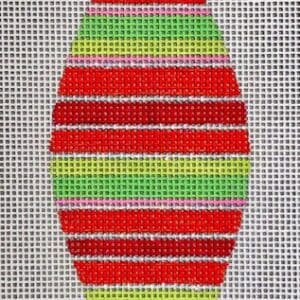 Colors of Christmas Orn. - "Traditional" Teardrop-18 Mesh