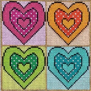 In My Heart 4 x 4 Insert-18 Mesh