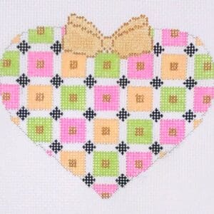 Merry All Over in Pastel - Heart-18 Mesh